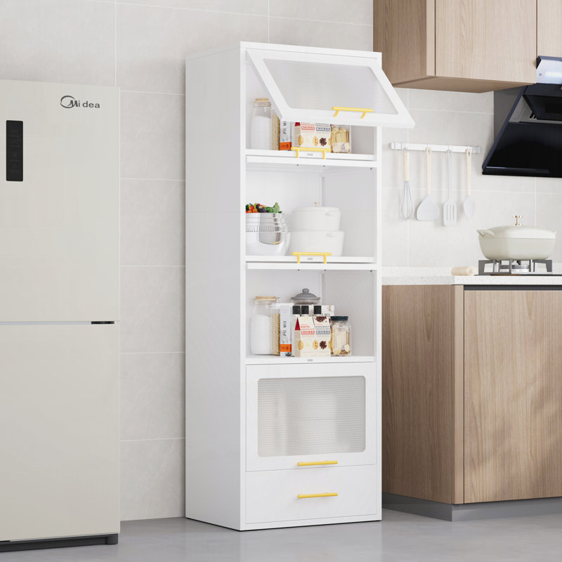 Metal Storage Cabinet, White