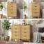 Solid Wood 55 cm W Chest of 4 Drawers-163956148