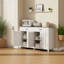 Buffet de rangement 55,1 "avec 2 tiroirs et 4 portes-1810977918