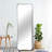 Amee Wood Flat Mirror-924017485