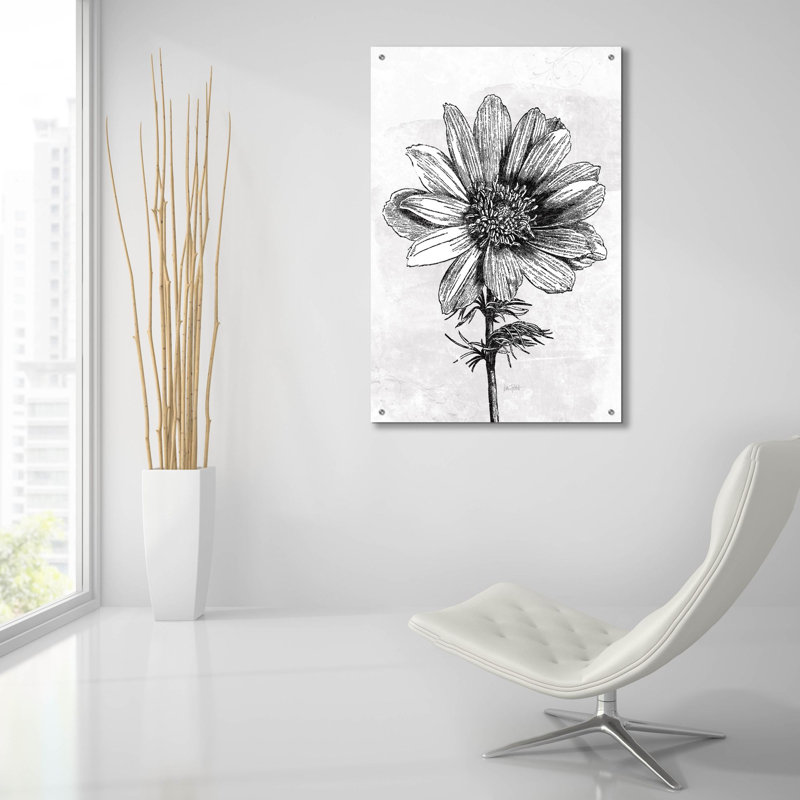 Art mural en verre Spa Botanical, H 36 po x l 24 po x P 0,2 po