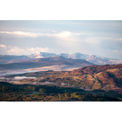 Dahlen Cadair Idris At Sunrise - Wrapped Canvas Print