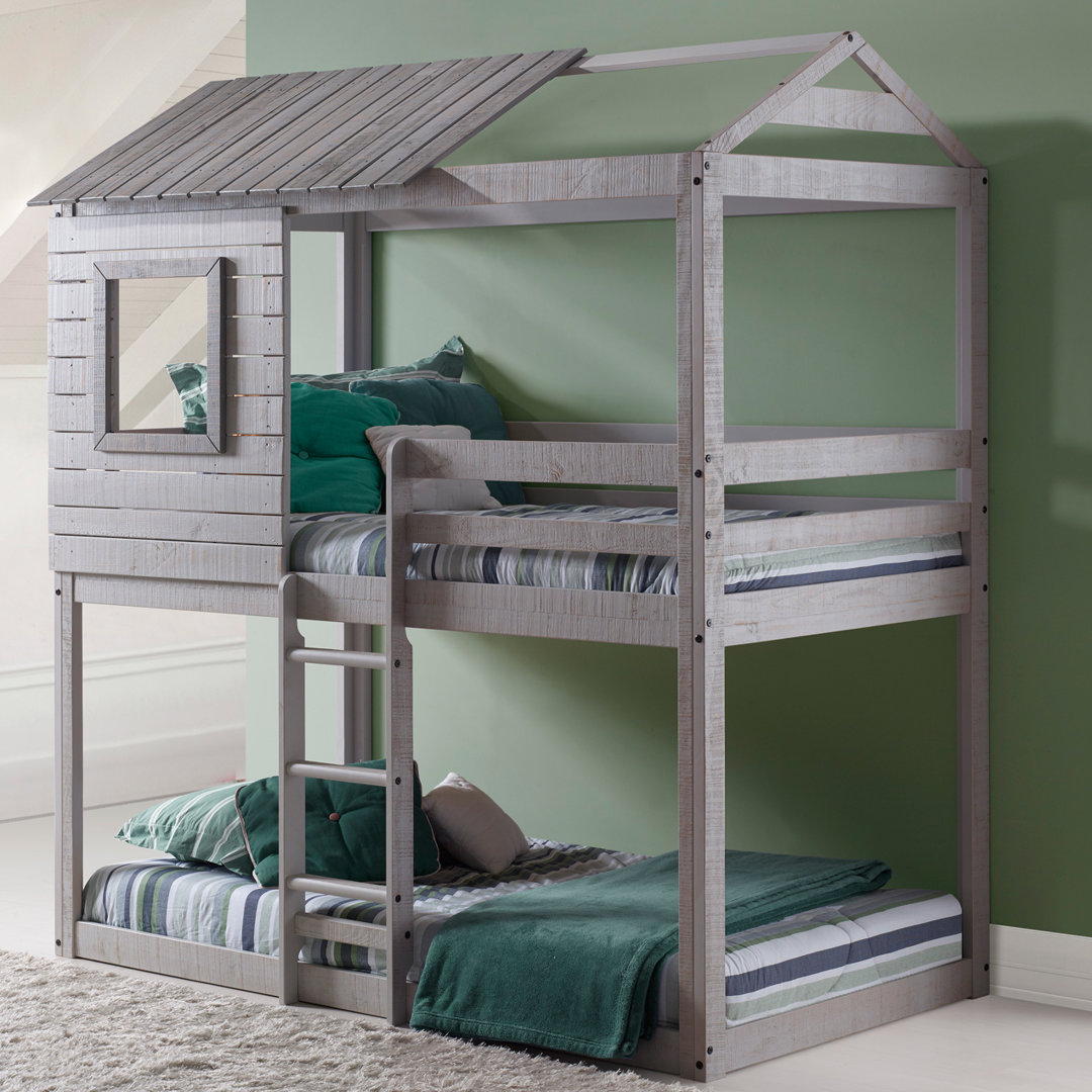 Beadnell Twin over Twin Standard Bunk Bed by Harriet Bee Harriet Bee