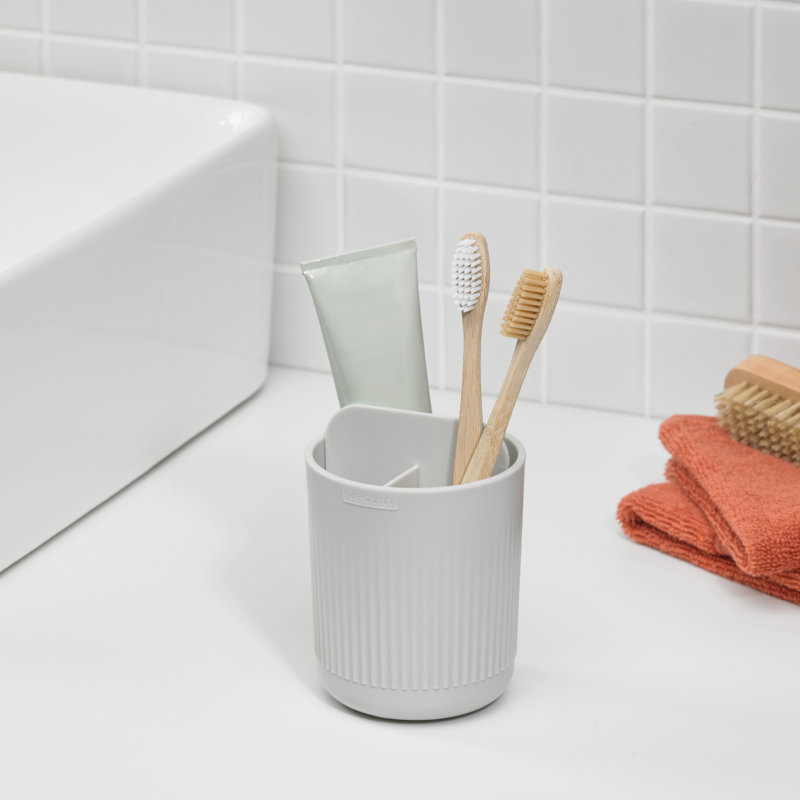 Recycled Toothbrush Holder - Made in UK, White