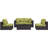 Modway Convene Wicker Rattan 5-Piece Outdoor Patio Furniture Set-479457483