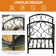 Blacfore 39.5cm W Metal Log Rack