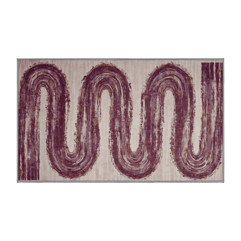 Tapis gris soyeux et moelleux, Tapis de couloir 2 pi x 4 pi