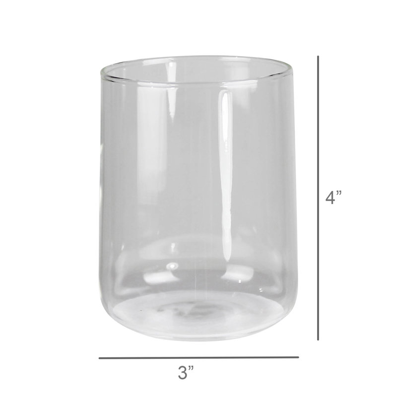 Jolie boule Borosilicate, verre 12 oz