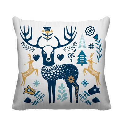 Coussin décoratif intérieur / extérieur Scandinavian Christmas