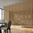 Dappled Gold 8-Panel Double Rail Satin Nickel Panel Track 130"-175"W x 116"H, Panel width 23.5"