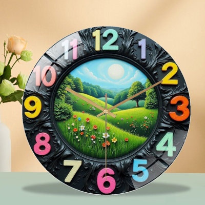 Horloge murale 12 po
