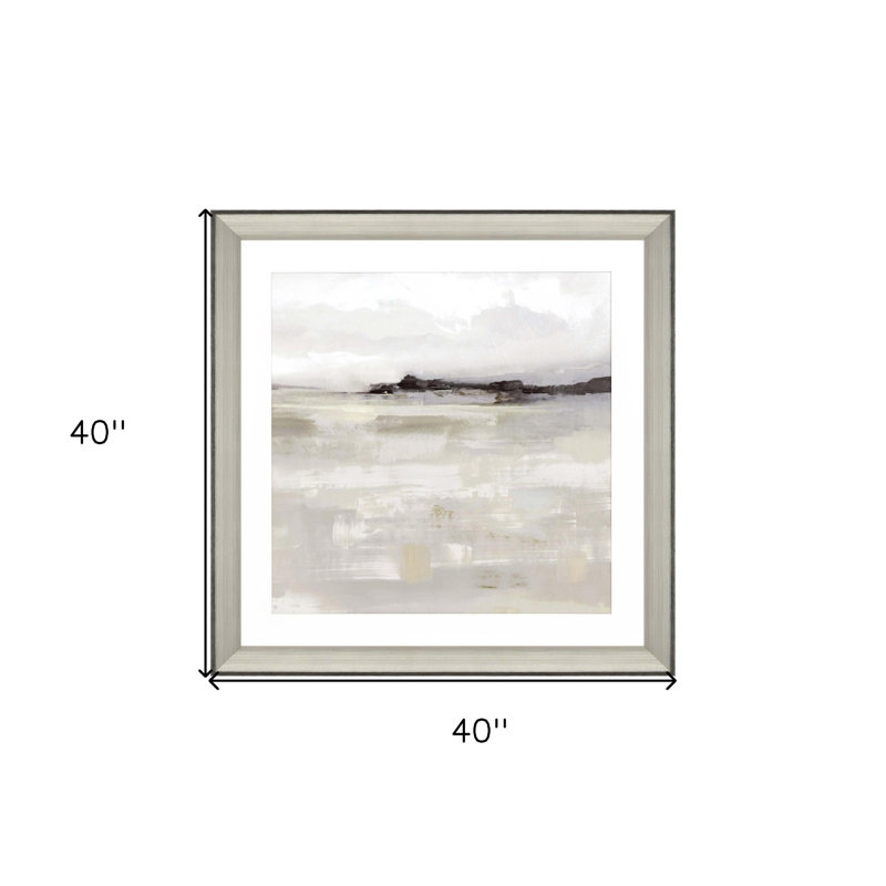 Dylife View Silver Framed Print Wall Art