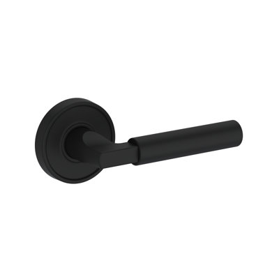 Lake Forest Half Dummy Lever with Recessed Round Rose in Lifetime (PVD)