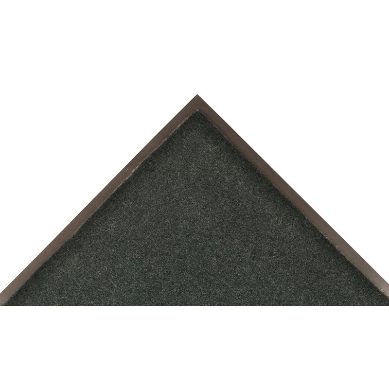 Tapis d'accueil antidérapant Alka, Vert, 3 pi x 6 pi
