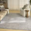 Tapis floral en polyester tissé à la machine Shadows -1036314278