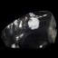 Obsidienne flocon de neige. Buffalo, Wyoming, États-Unis