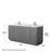 Miranda 72" Freestanding Double Bathroom Vanity with Marble Top-1410681072-1410681075