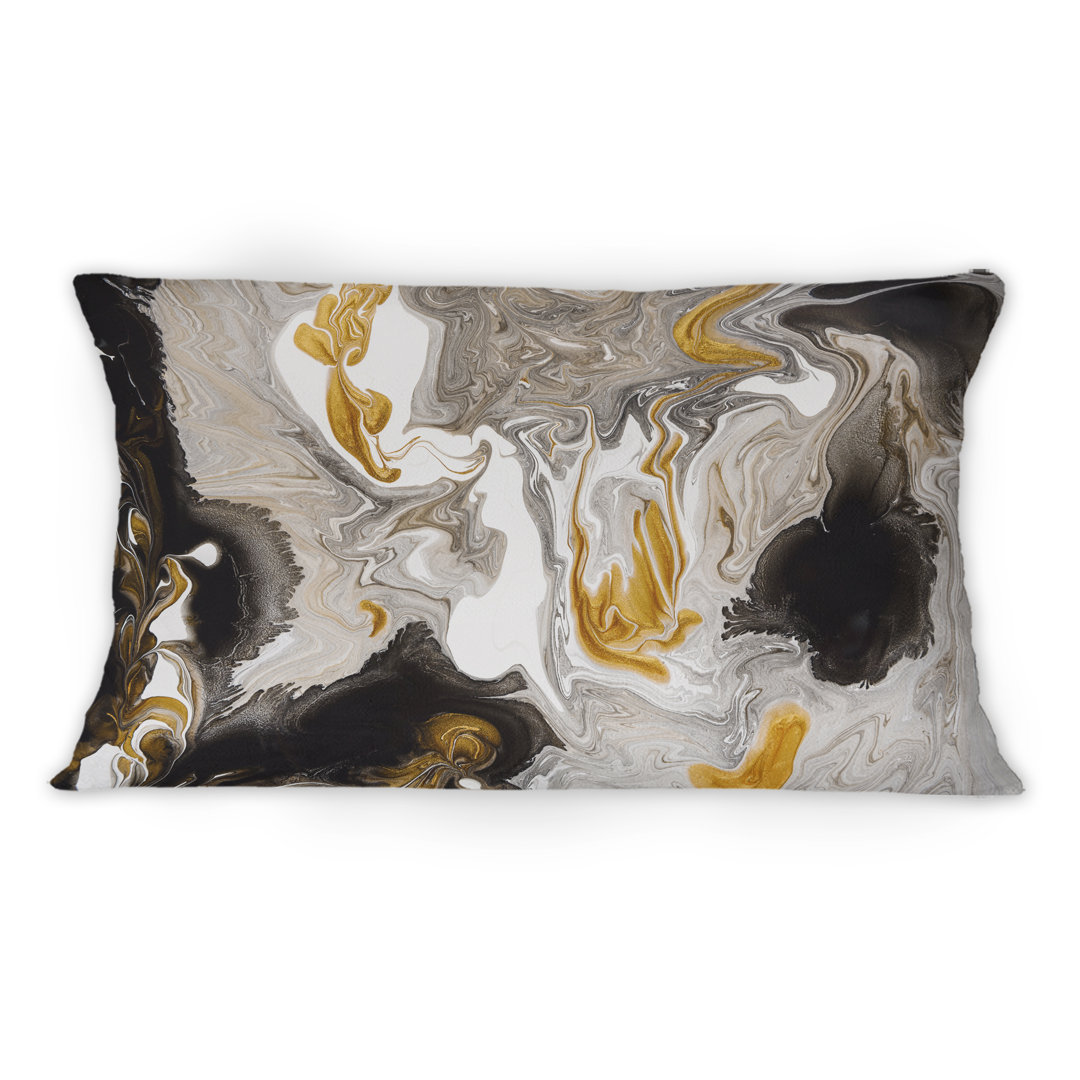 Abstract Throw Pillow Design Art
