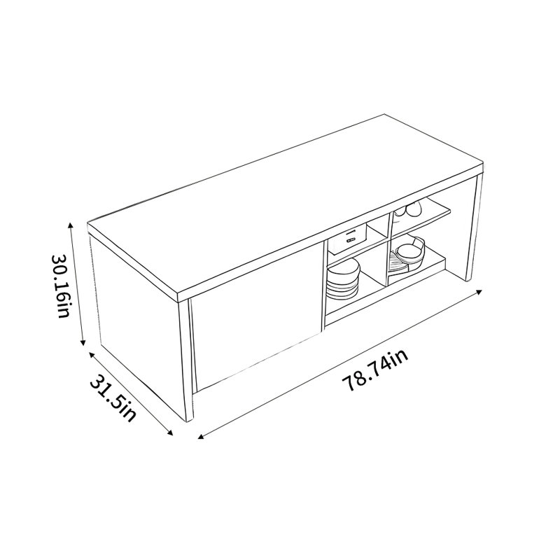 Practical Elegant Multi Use Kitchen Island Perfect for Kitchen Living Rooms Dining Zones Breakfast Corners