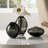 Cecile 3-Piece Hand-Blown Glass Vase Set (Black)-239280857