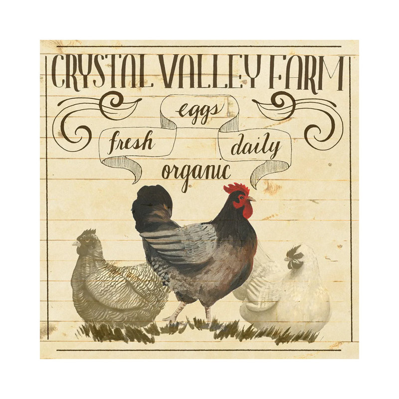 Animal Farm Collection II by Grace Popp - Wrapped Canvas Painting, 30.48 cm H x 30.48 cm W