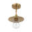 Osbaldo Daisy - Mini Modern Exposed Bulb Metal Ceiling Light