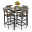 Lotte 4 - Person Four Leg Dining Set-1268977565-1216920387