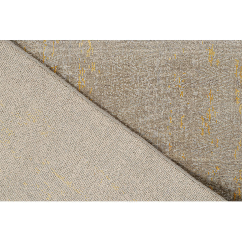 Abstract Area Rug in Gray