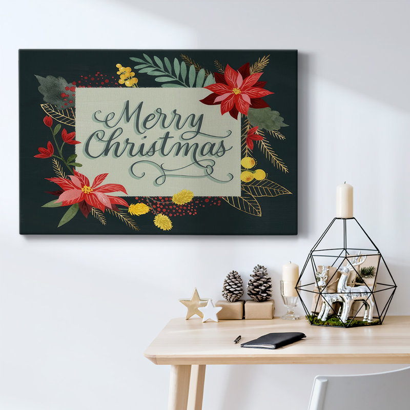 Bright Christmas Night I-Gallery, toile tendue, H 12 po x l 18 po