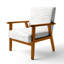 Chaise rembourrée abstraite - fauteuil minimaliste beige Coastal Line-730646030