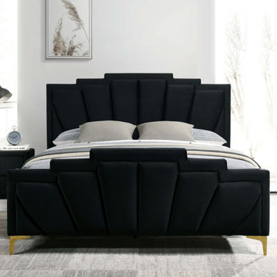 Structure de lit Glam Classic Flannelette