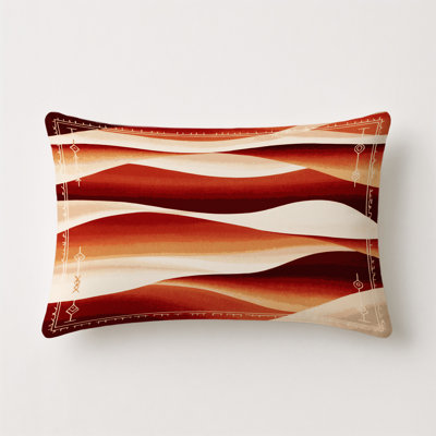 Terracotta Horizon Indoor And Outdoor Throw Pillow