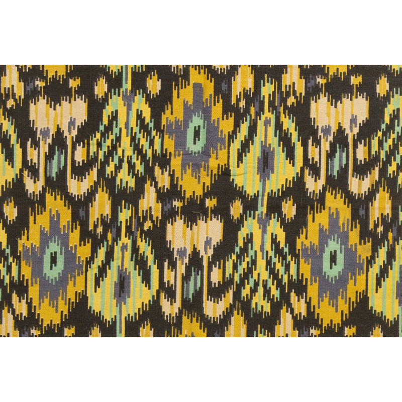 Tapis rectangulaire en laine à tissage plat