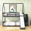 Lit superposé simple au-dessus de simple avec glissière et escalier Pendelton Kids-386001806