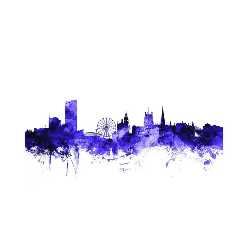 Sheffield, England Skyline by Michael Tompsett - Wrapped Canvas Gallery-Wrapped Canvas Giclée, 20.32 cm H x 30.48 cm W