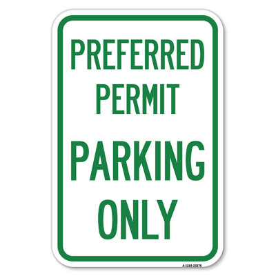 Preferred Permit Parking Only/23276
