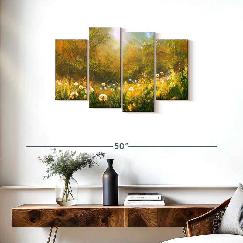 Harnek Dandelion Field, 22" H x 36" W