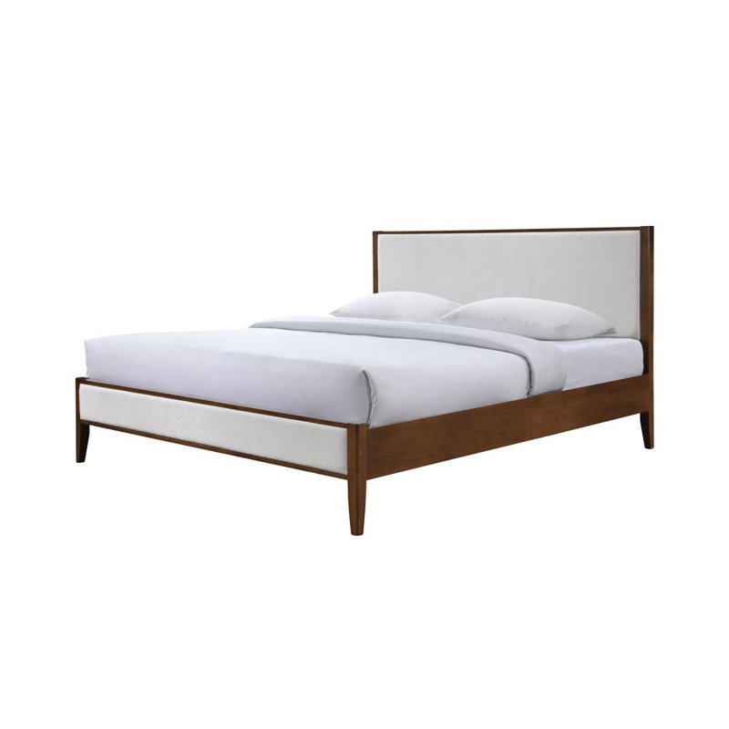 Giuliano Channel Tufted Bed, Brown, King