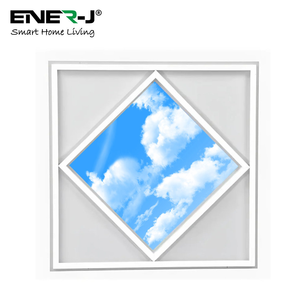 Ener-J Diamond Sky and Cloud LED Ceiling Panel 60x60cm 70W Cool White