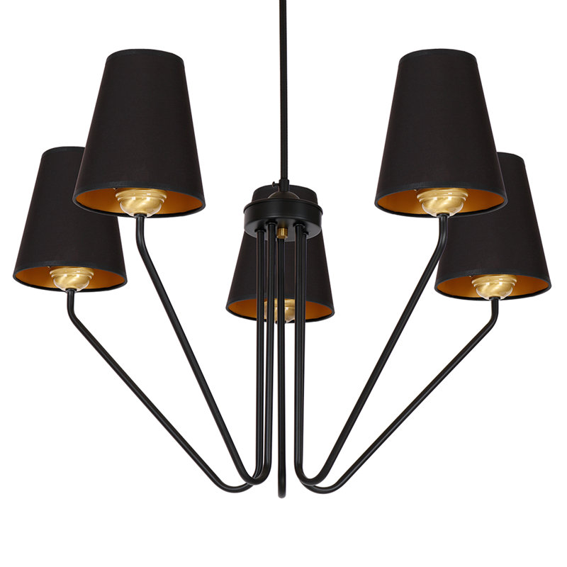 Alecsandra 5 - Light Shaded Chandelier