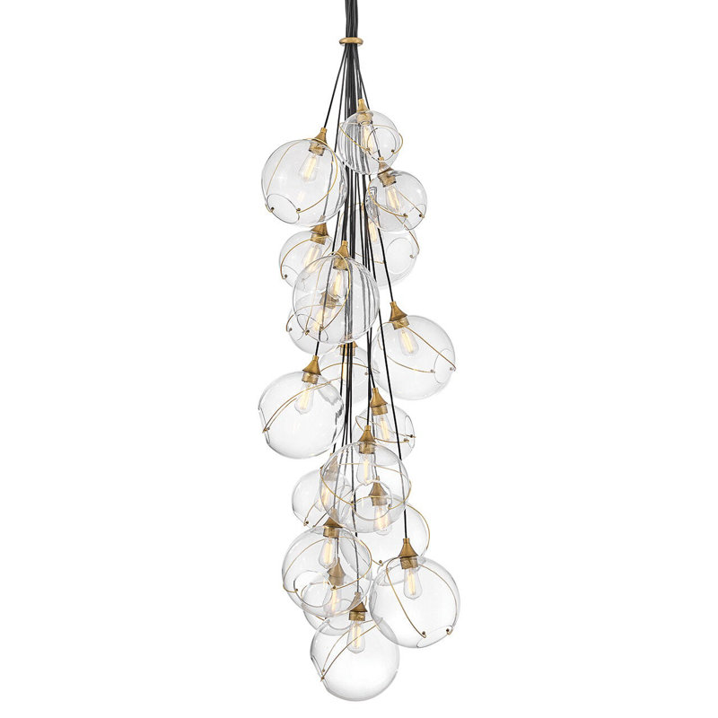 Skye 18 Light Pendant by Lisa McDennon, Clear
