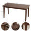 Bureau compact en bois d'hévéa massif Dylen-126137646