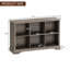 Organisateur de bibliothèque de rangement horizontal à 6 cubes de 47,4 po avec quincaillerie anti-basculement-238682902-238682903