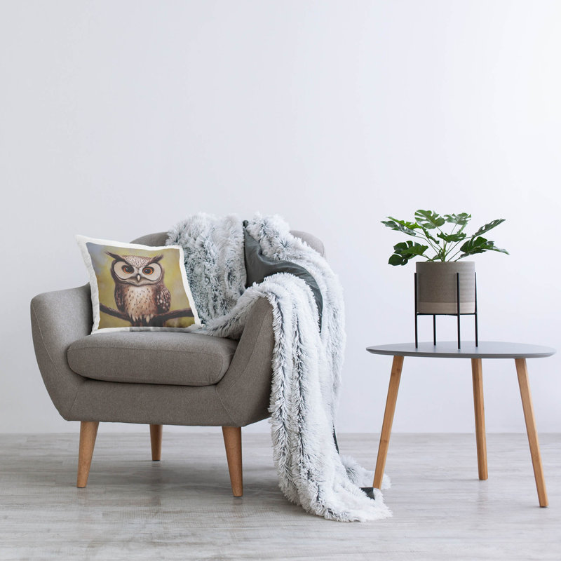 Polyester Throw Square Pillow Cover & Insert