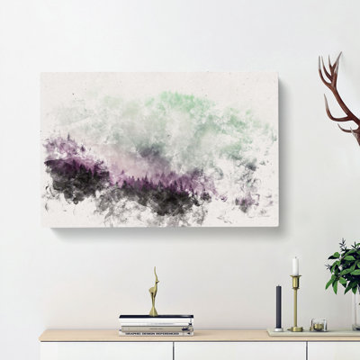 Foggy Forest - Wrapped Canvas Print