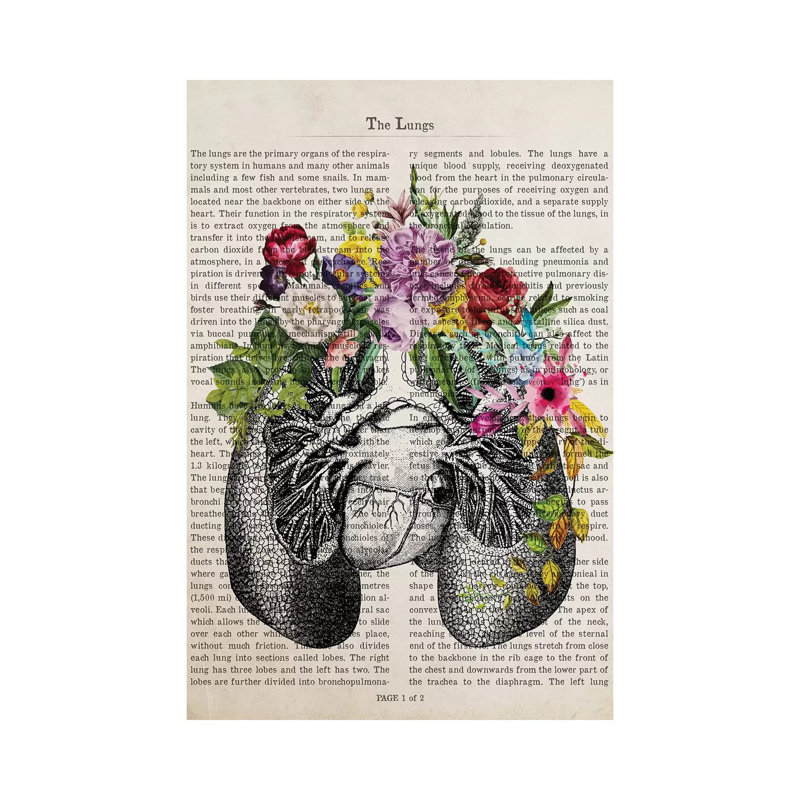 The Lungs by Aged Pixel - Wrapped Canvas Print, 101.6 cm H x 66.04 cm W x 1.91 cm D
