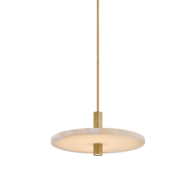 Tycho 2-Light Alabaster 2700K Dimmable Integrated LED Pendant