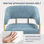 Upholstered Metal Armchair-792897553