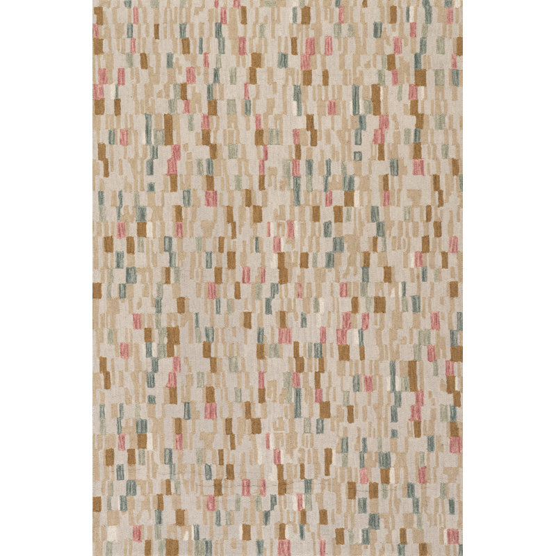 Ashmore Multi Hand Micro Hooked Wool Rug, Rectangle 7'6" x 9'6"