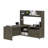 Operle Reversible L-Shaped Desk with Single Shelf Hutch, 72W-1103050016